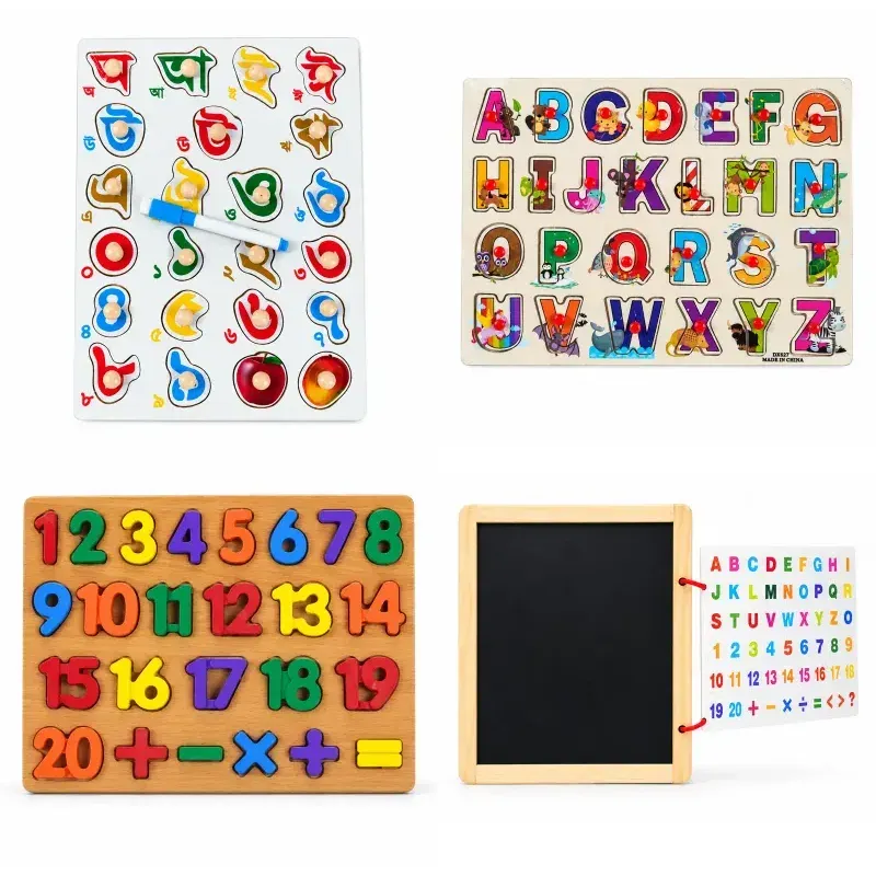 Alphabet & Number Learning Pack (4 Items)